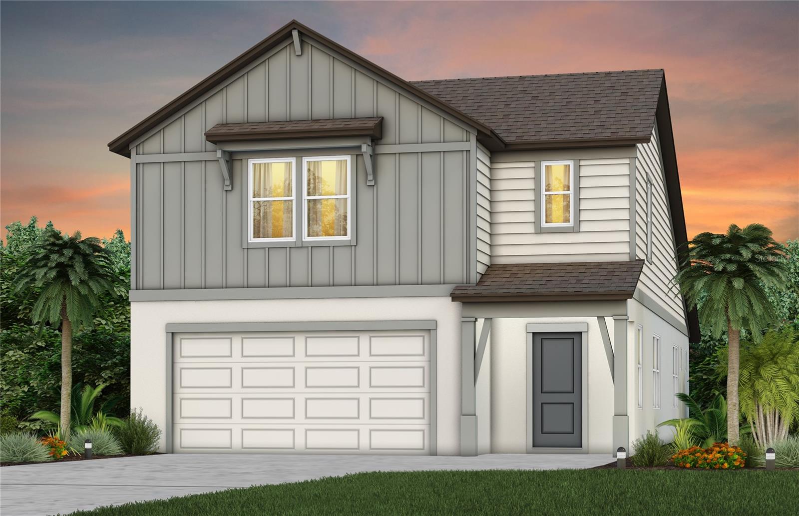 Exterior Rendering, Elevation FH2