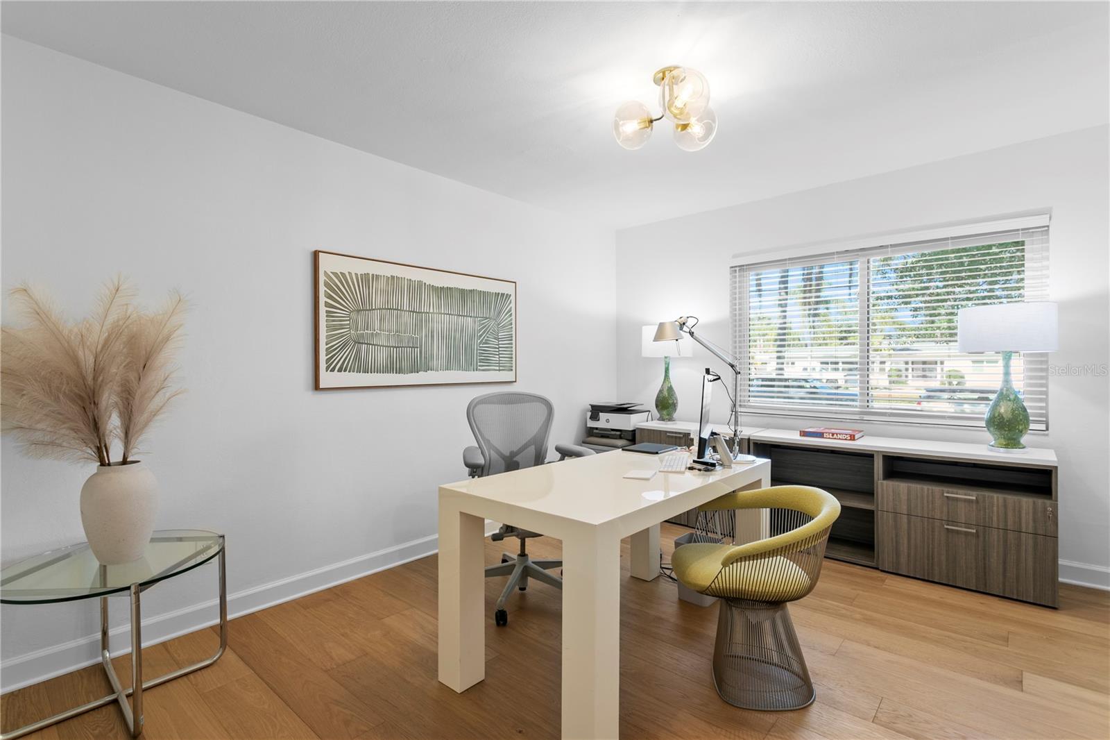 This bedroom is currently used as an office