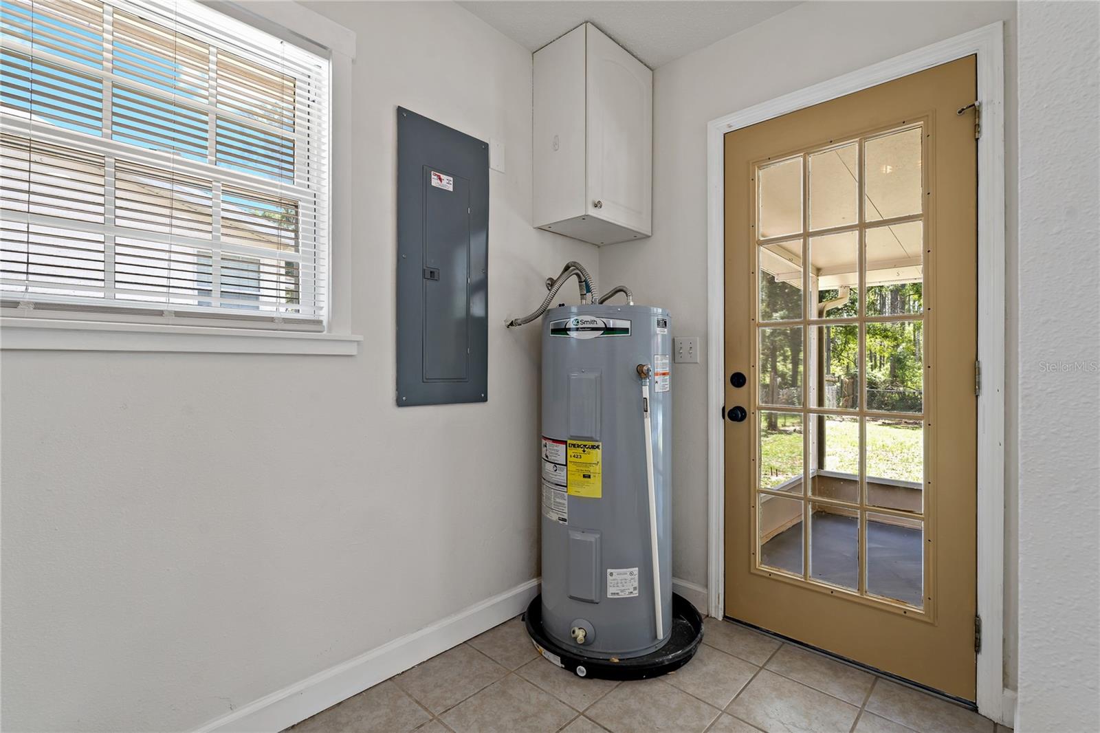 Water Heater in Laundry Room
