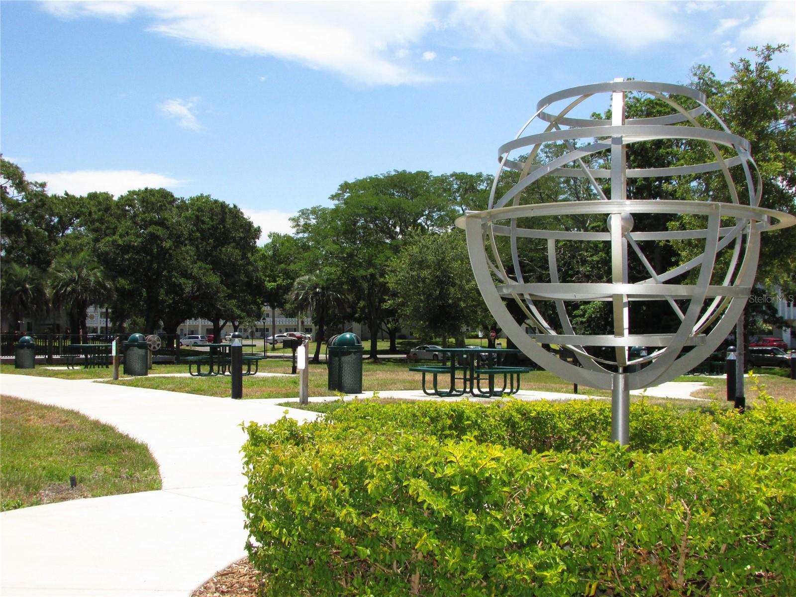 Walking trails to get your steps in.