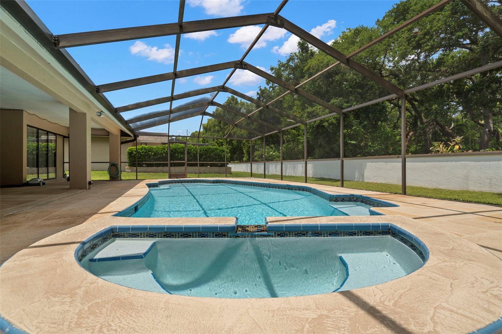 Beautiful pool and spa.