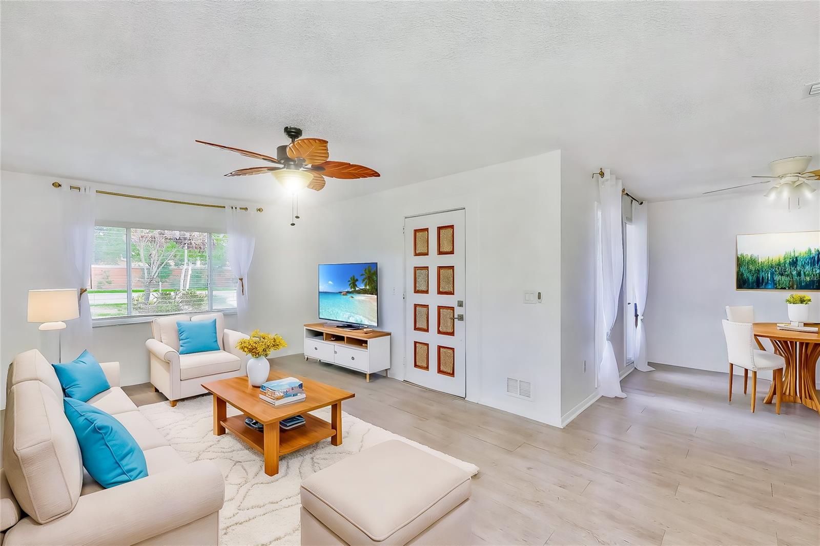 Living _ Dining Combo, Virtually Staged
