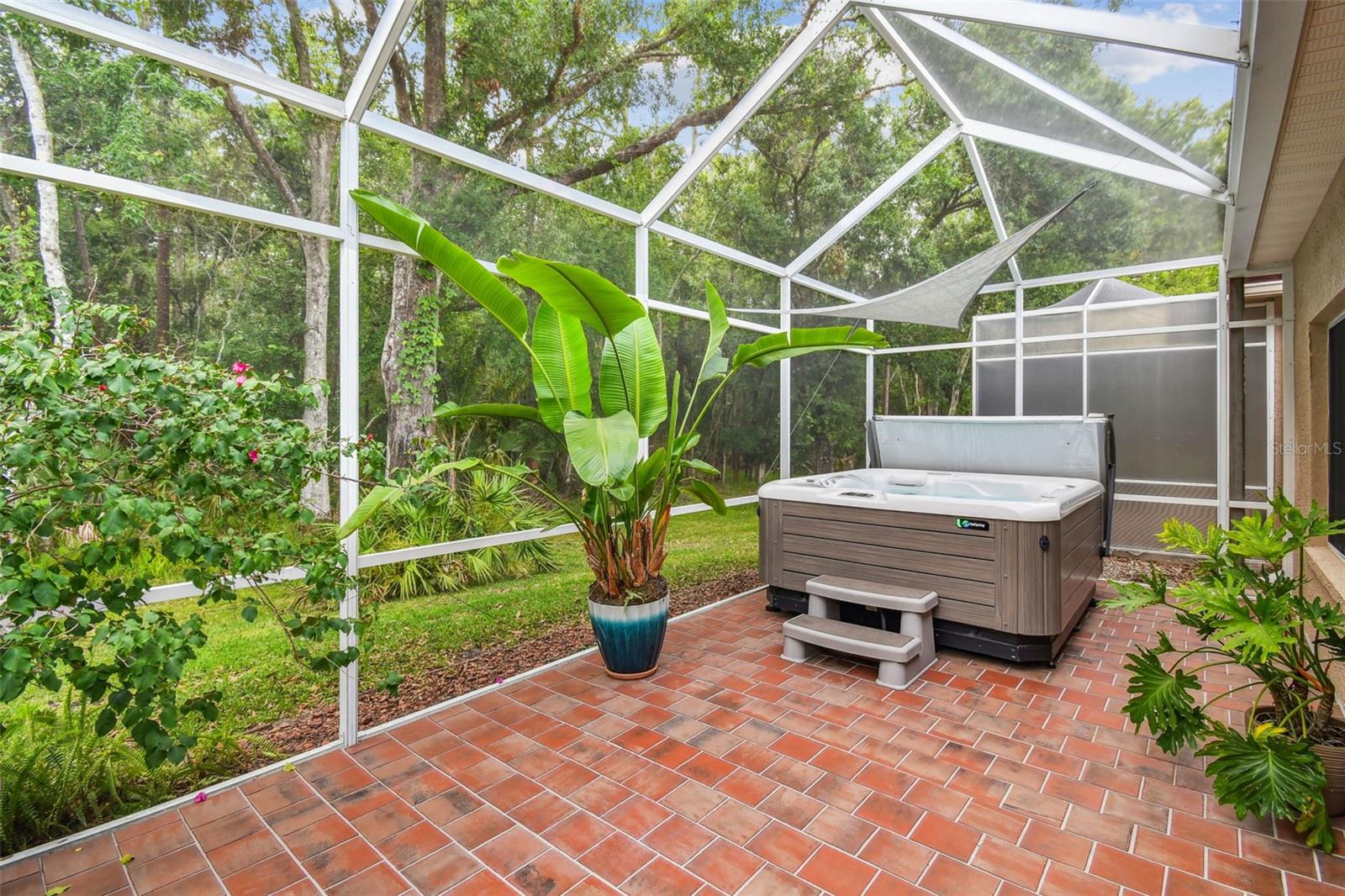Private Screened Lanai w/Spa