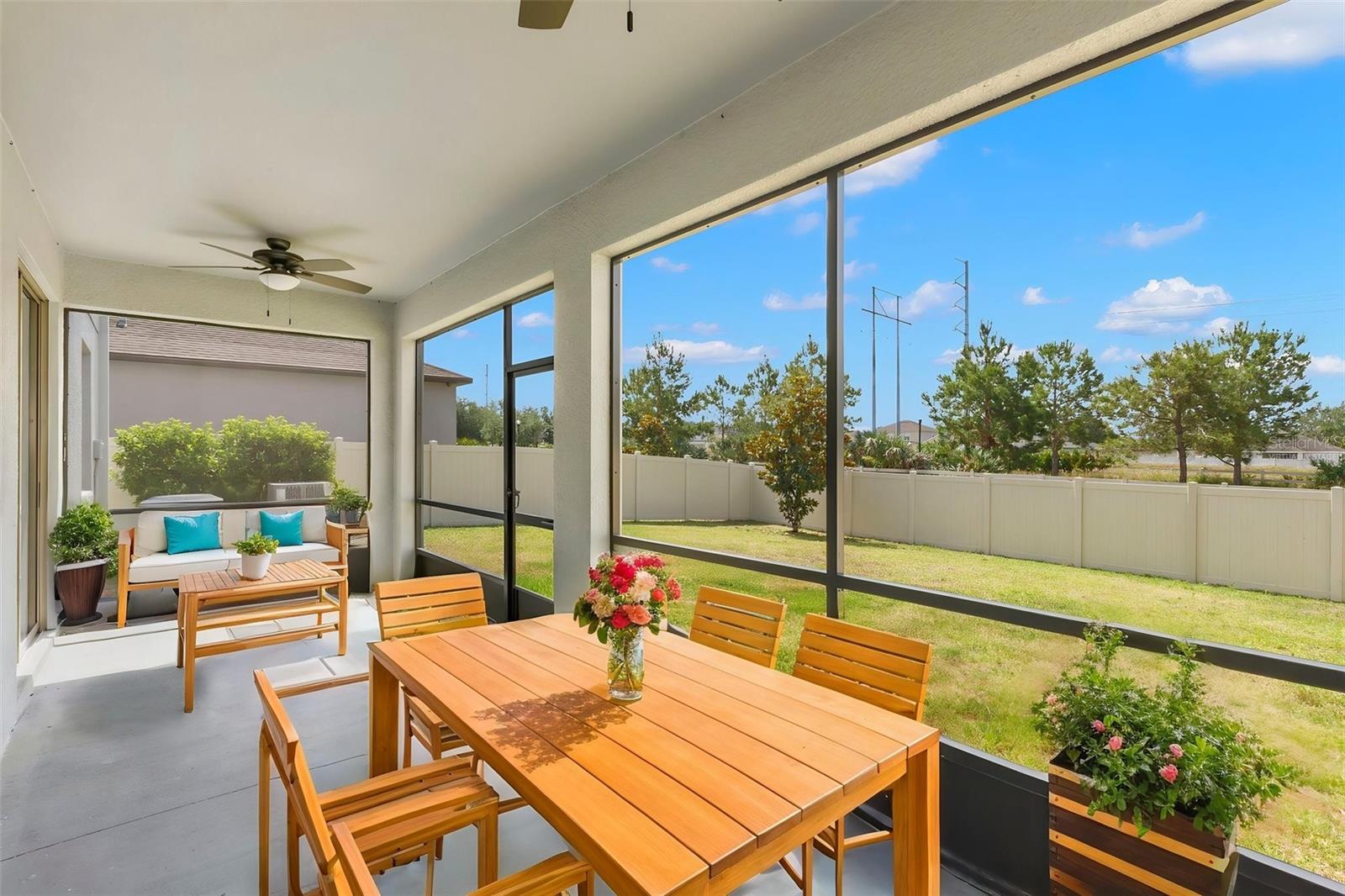 Virtually Staged - Screened Porch