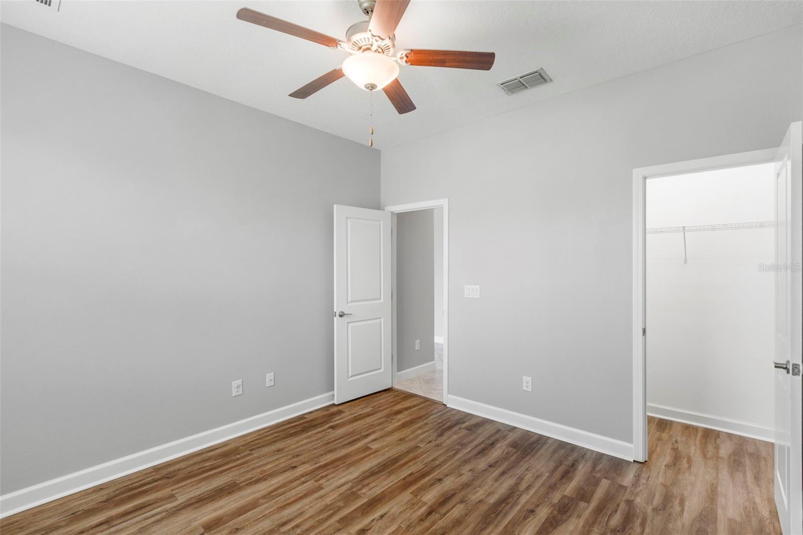 First Floor Bedroom with Walk In Closet