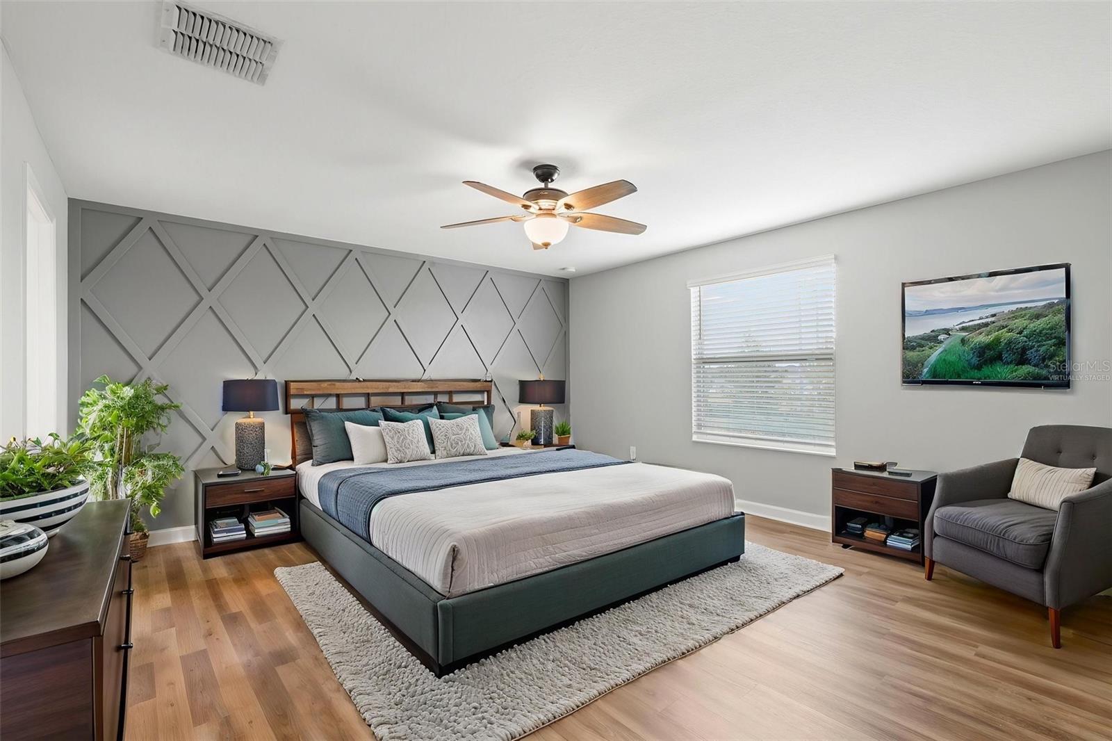 Virtually Staged - Primary Bedroom