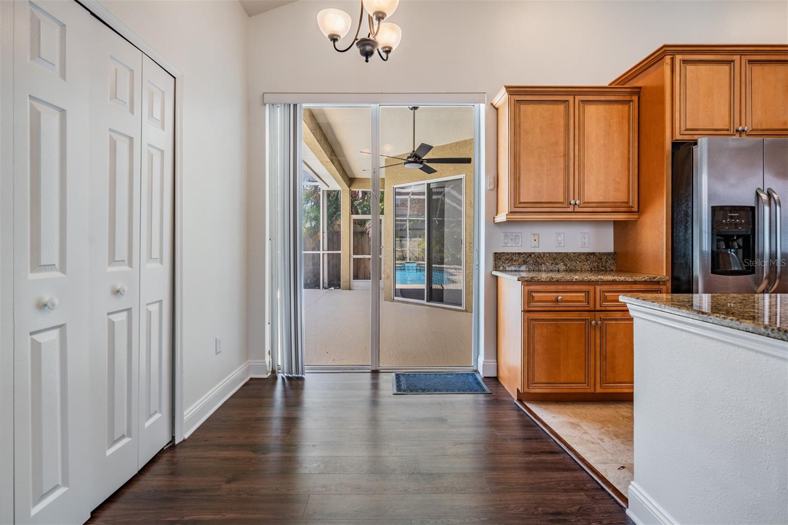 Kitchen Access to Pool Patio