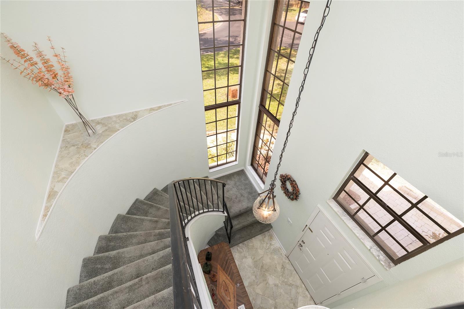 Beautiful winding stairs