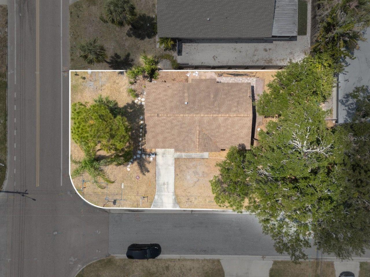 Prime Corner Lot Location.