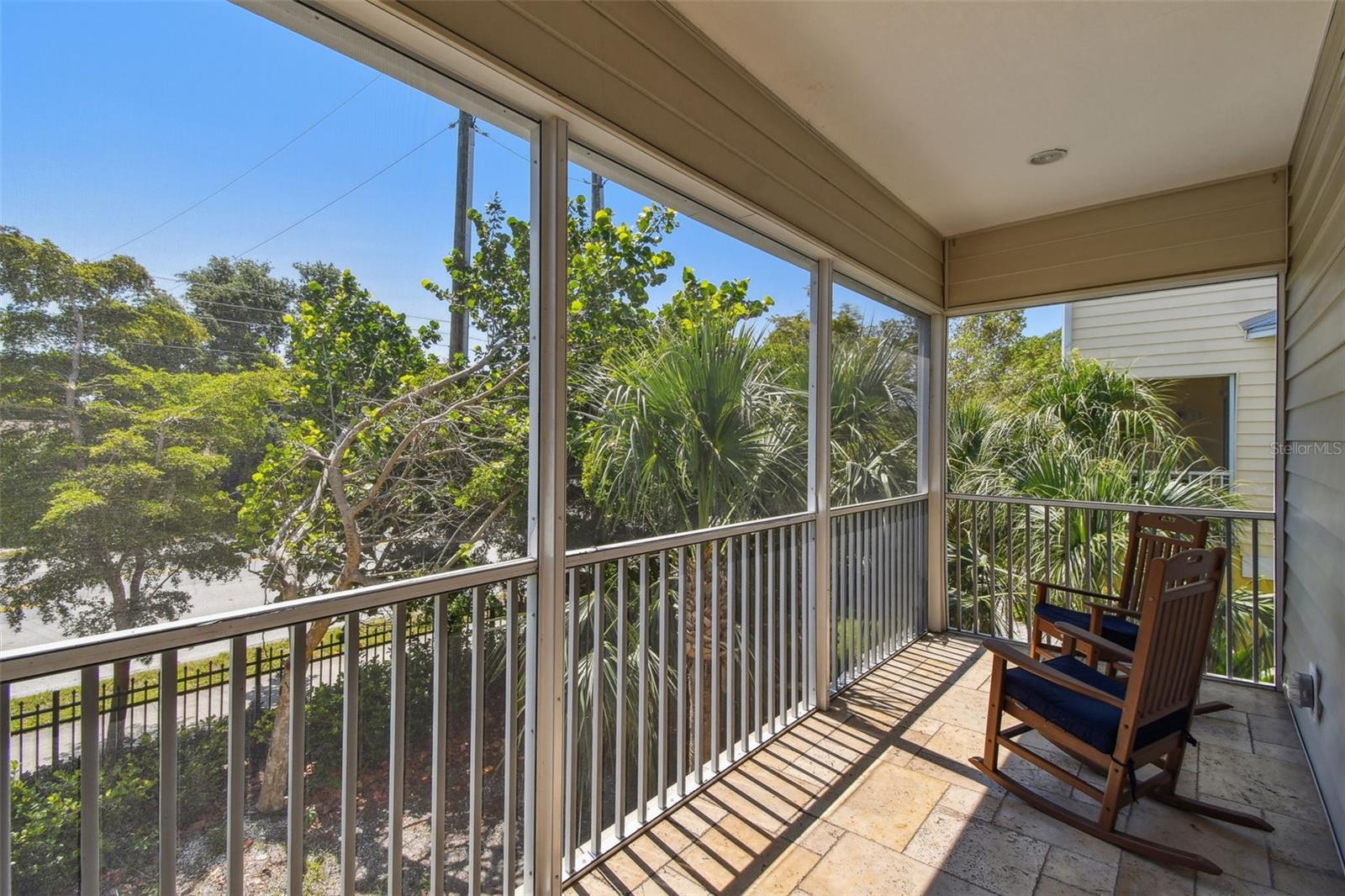 Main level balcony