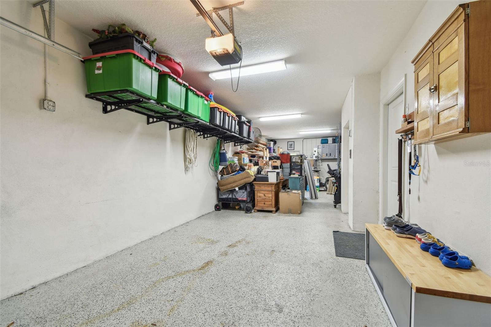 Extra large Tandem Garage with Extra storage spaces