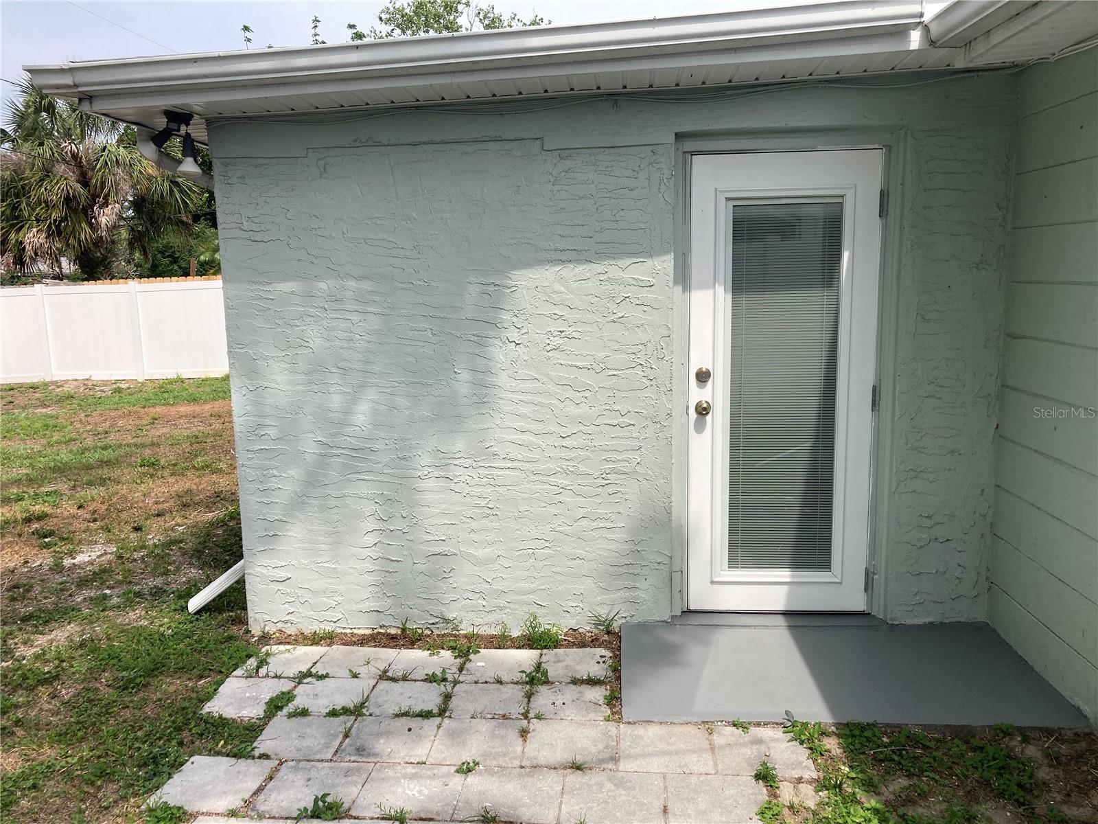 4th Bedroom or Office Out side Door.