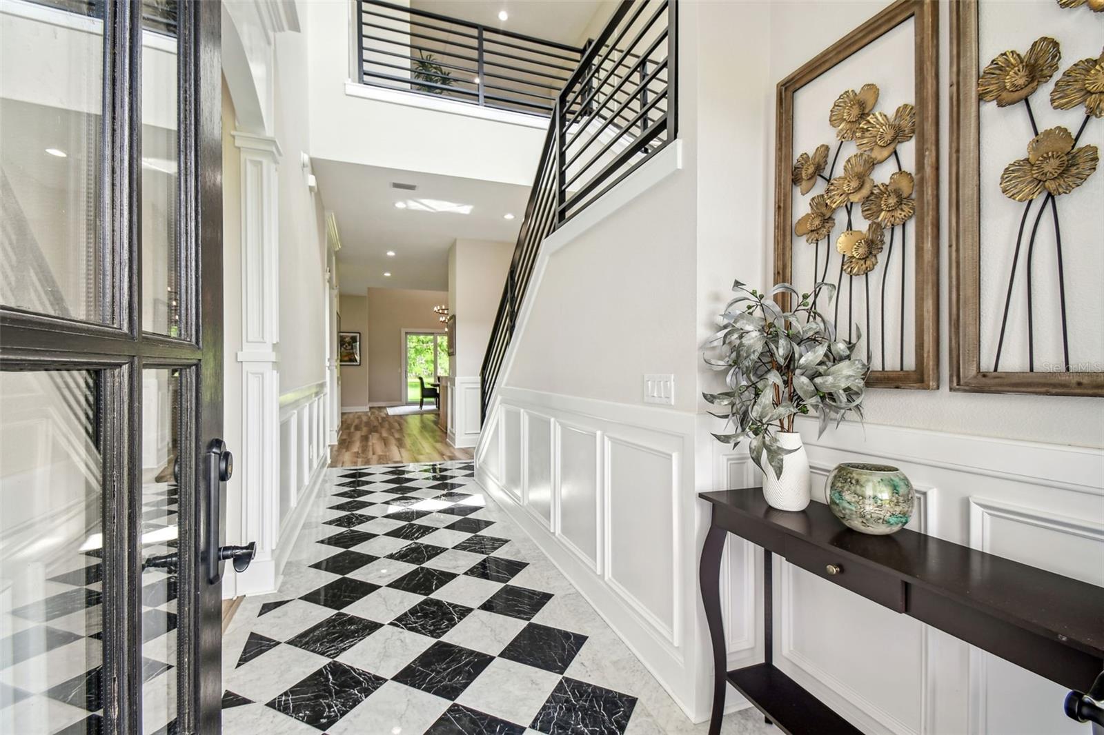 View of Foyer from front door