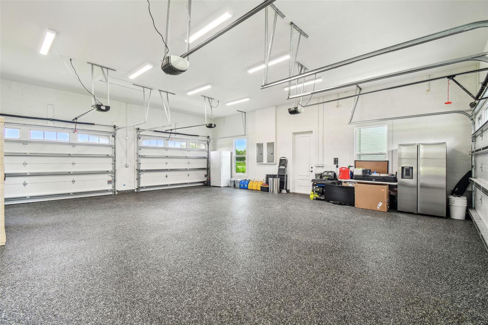 Oversized 4 car Garage