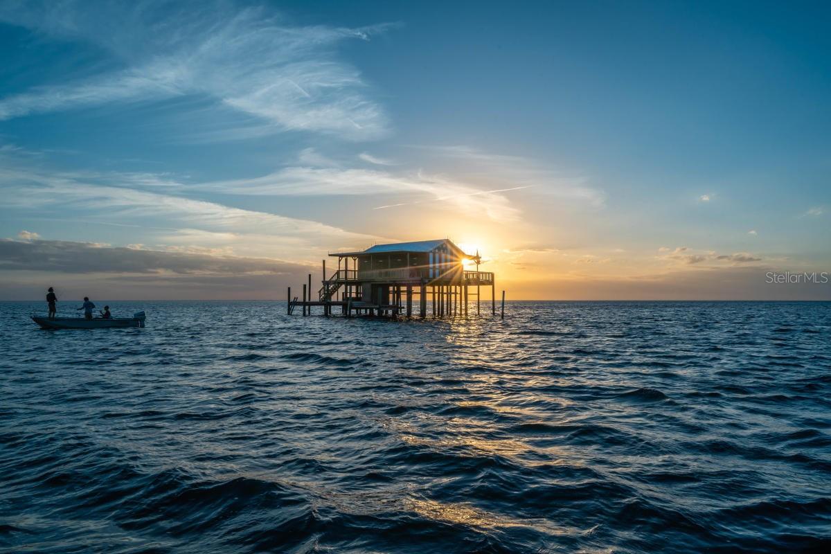 Near Durnkey Island - Stilt house