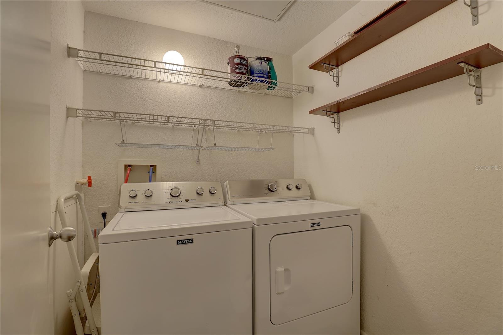In unit laundry closet