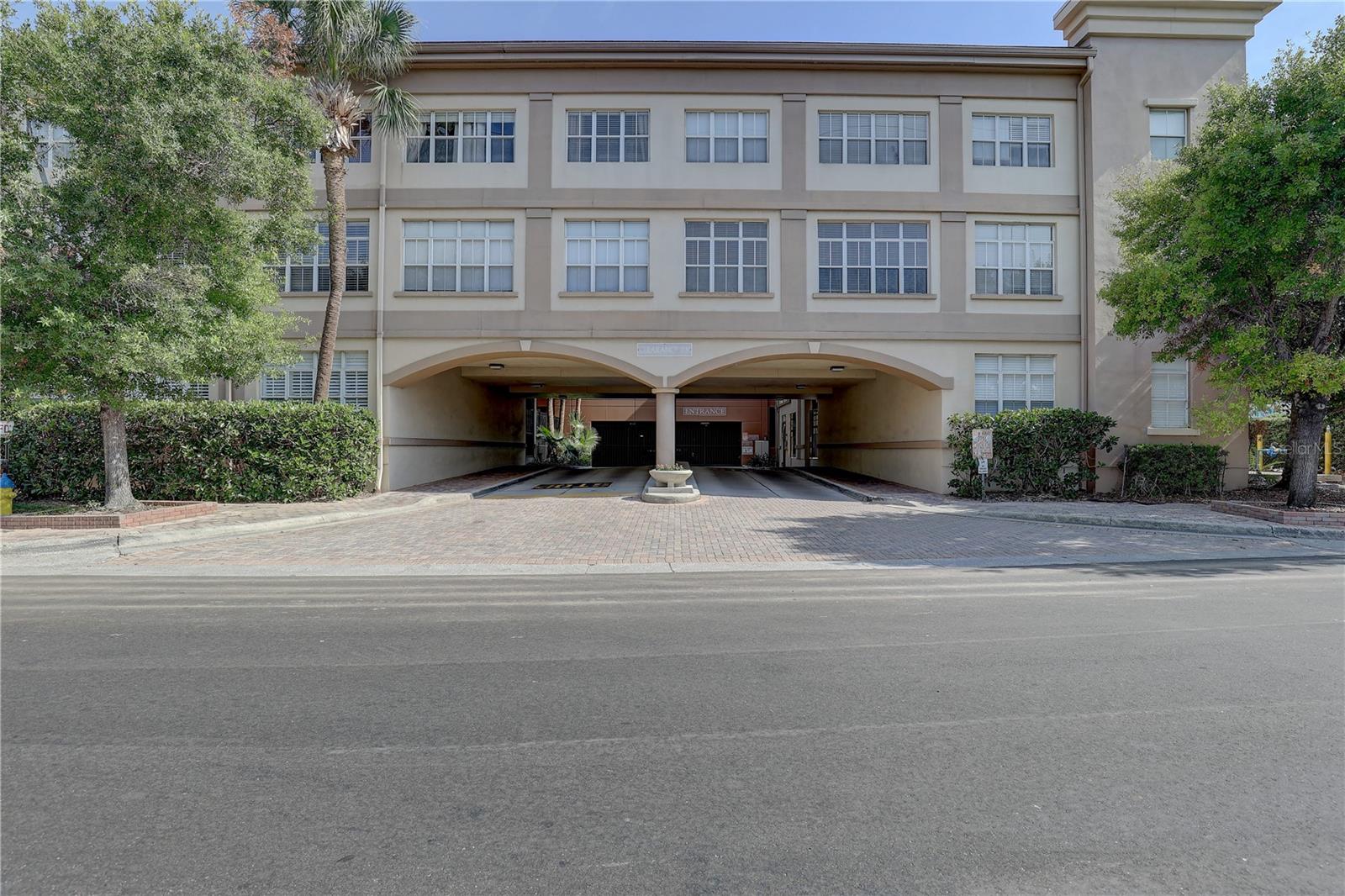Gated parking garage
