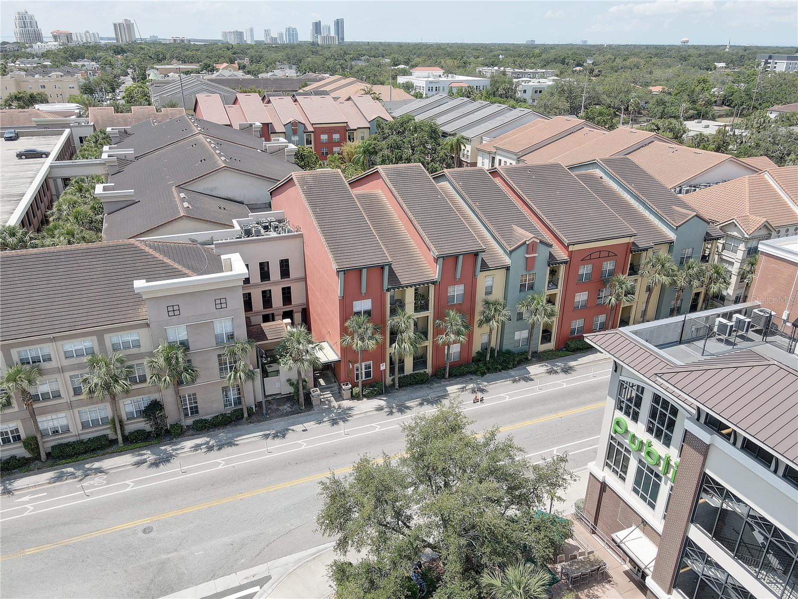 This building is across from Publix making shopping very convenient