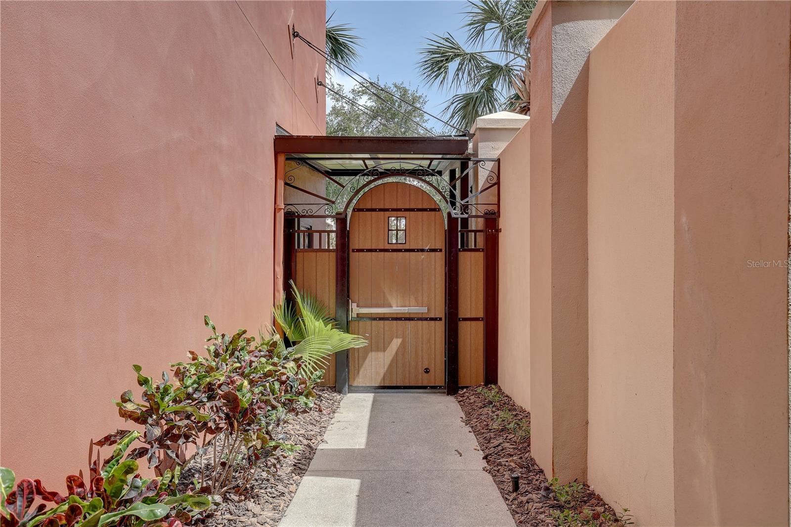 Secured entry to exit building