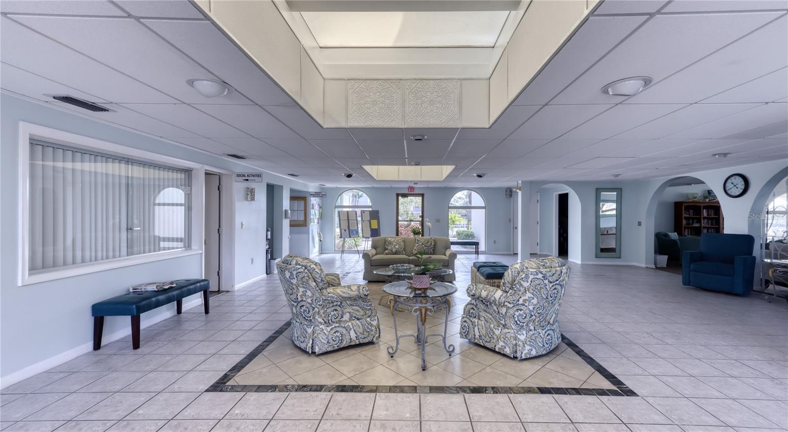 Clubhouse entryway