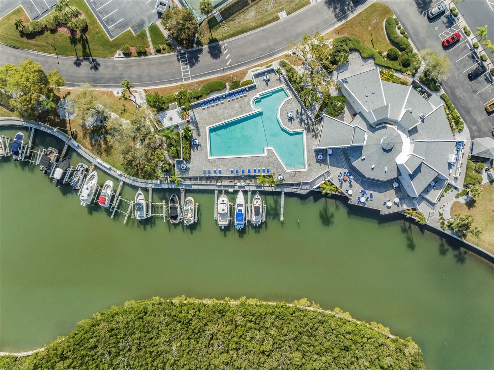 Pool 1, Main Clubhouse and Marina