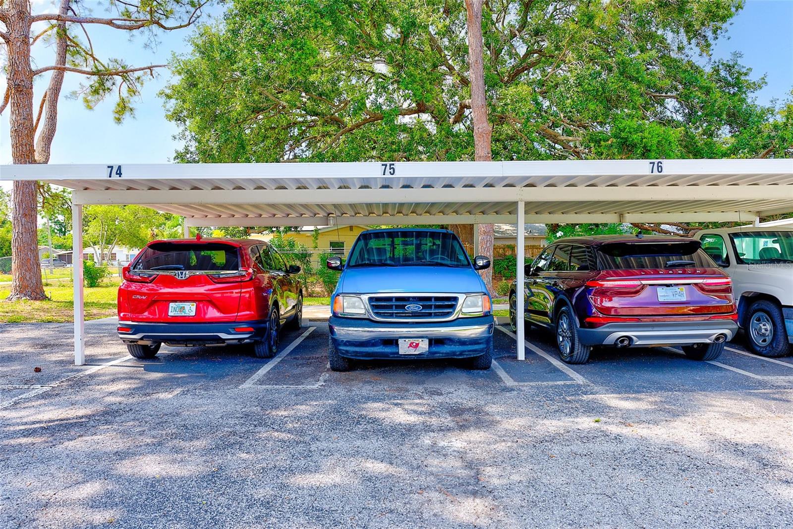 Carport comes with this unit