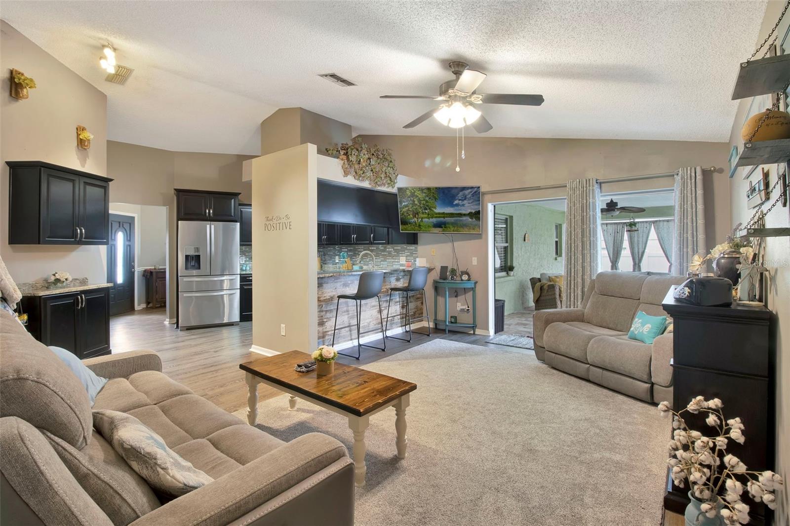 Family room/ Kitchen combo