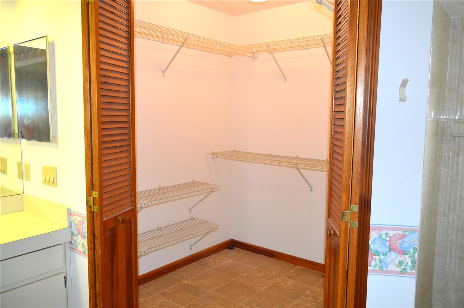 Primary Walk In Closet