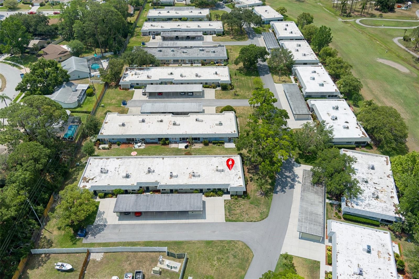 Aerial View of Corner Unit