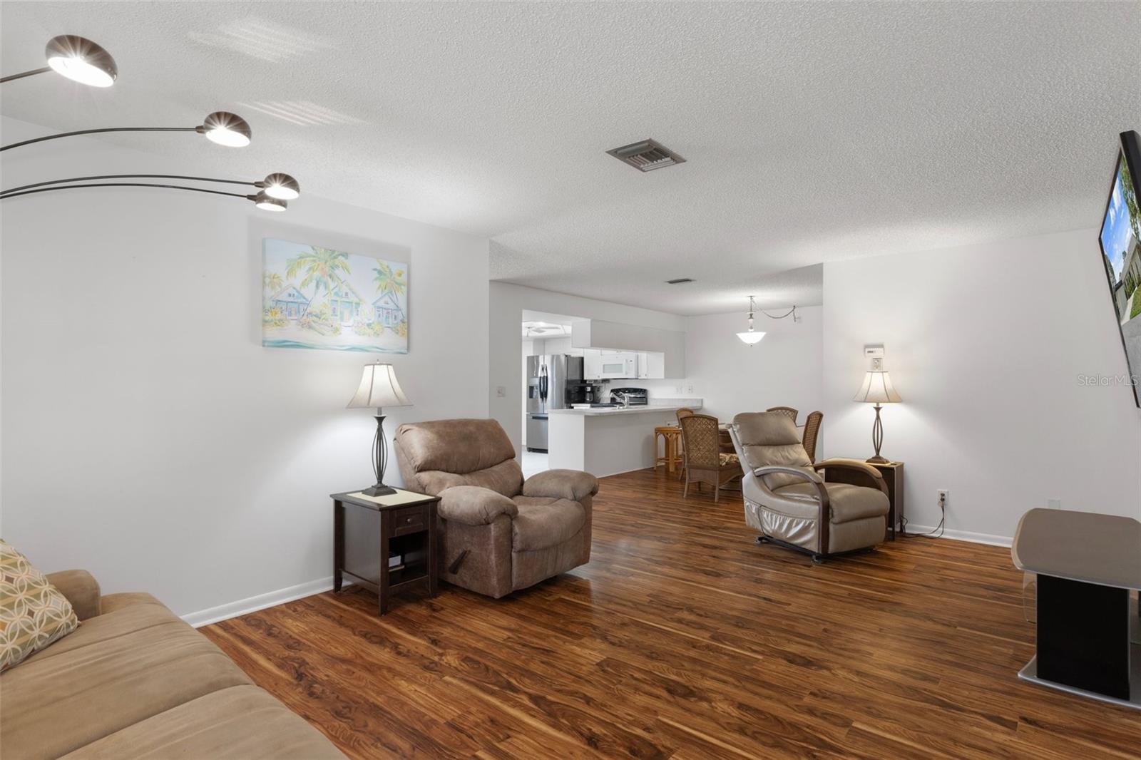 Living Room with Dining Access