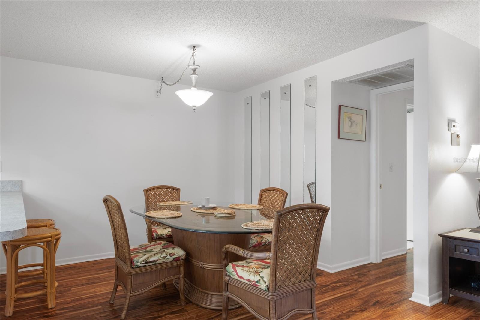 Dining Area with Laminate Flooring