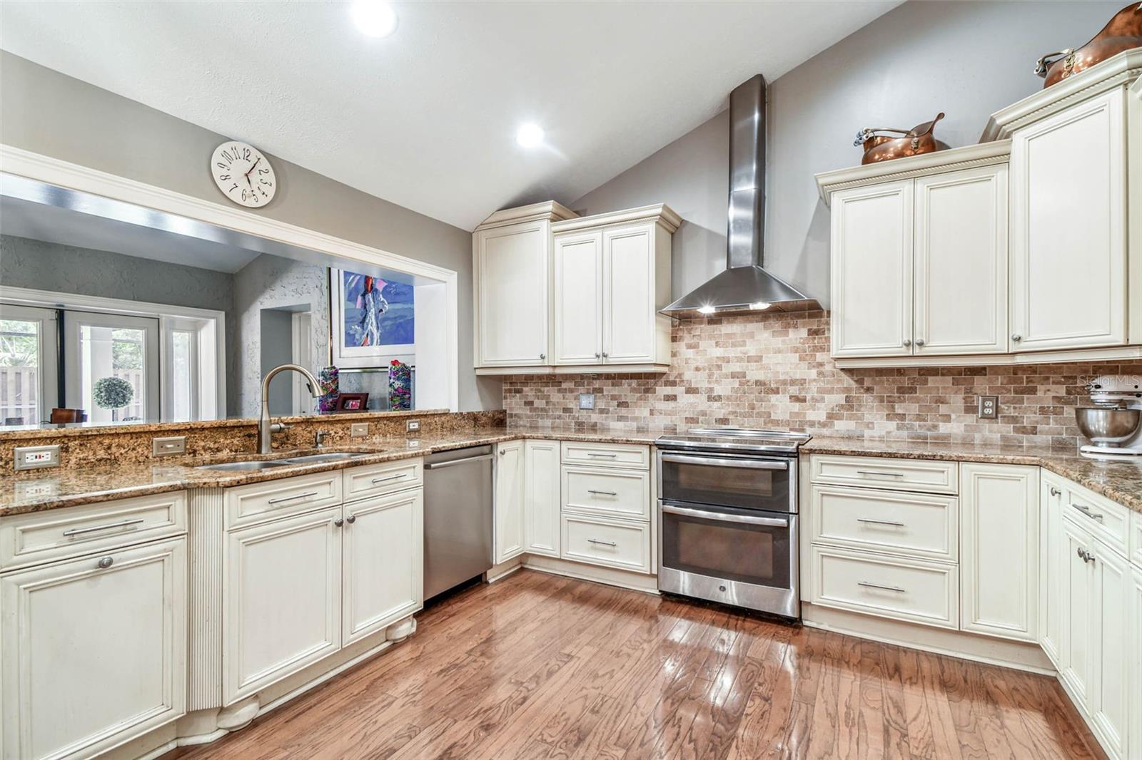 Stainless Appliance and Granite Counters