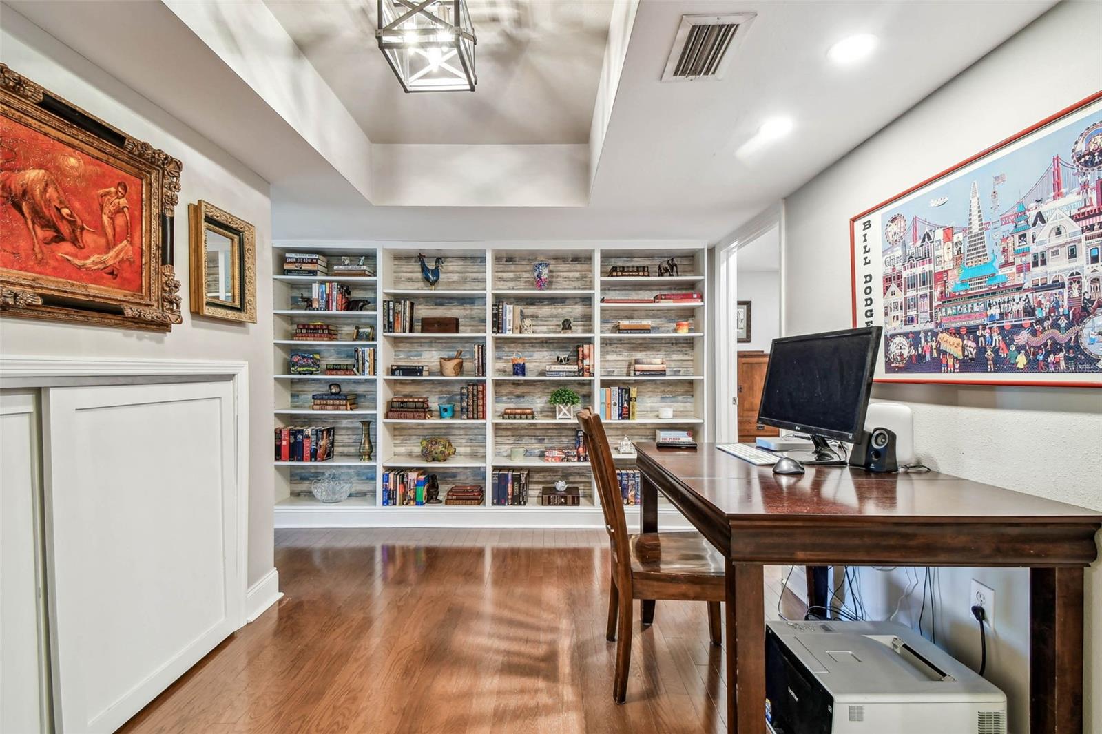 Library w/ Second Office Space