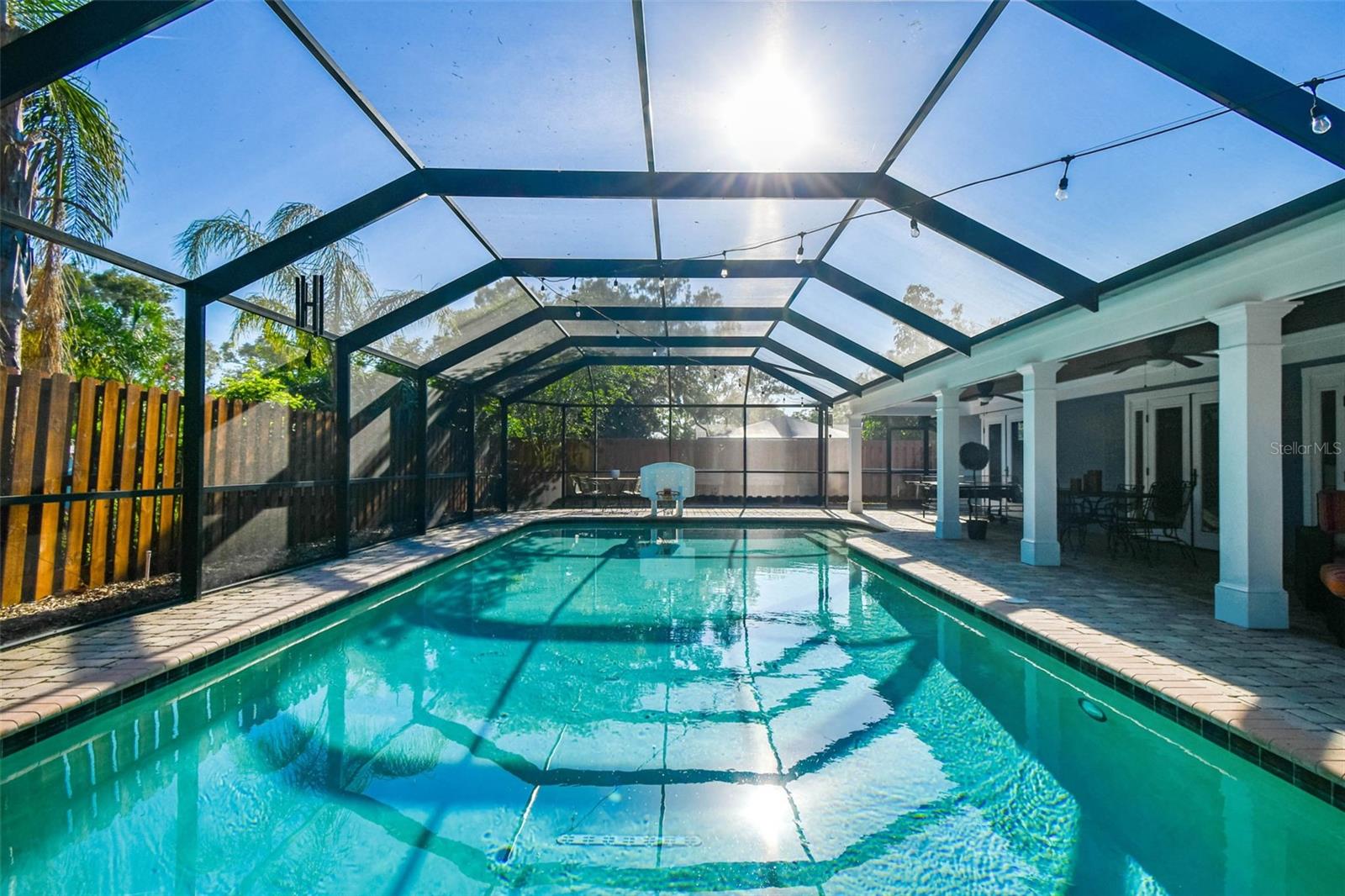 Oversized Enclosed Pool