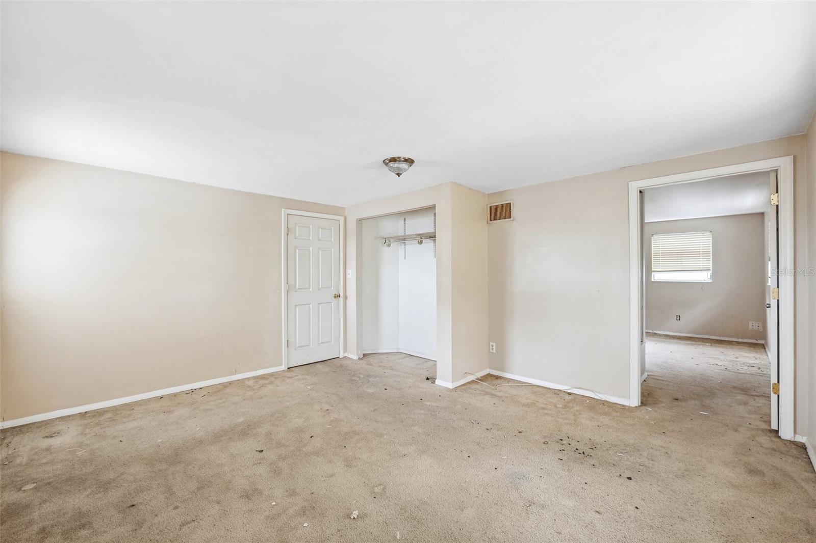 Second level oversized third bedroom