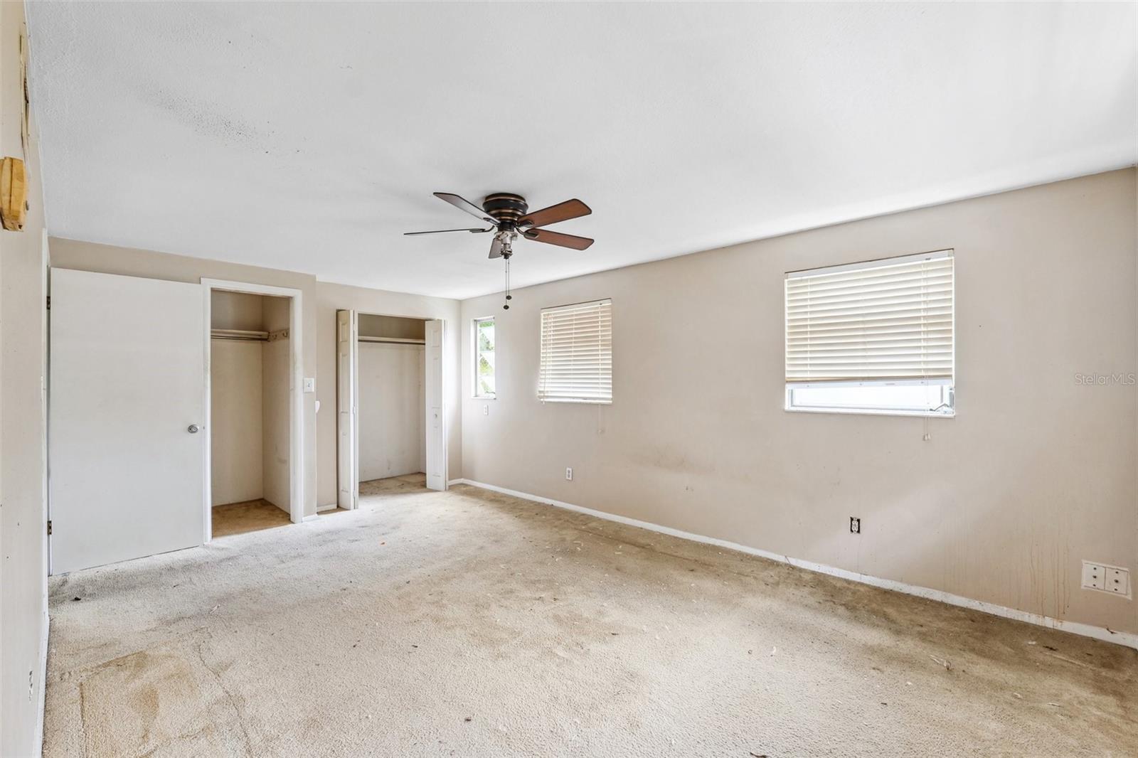 Second level oversized fourth  bedroom