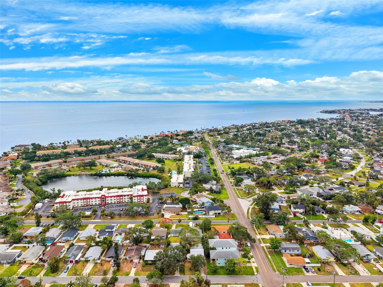Neighboring Million Dollar Homes and Tampa Bay