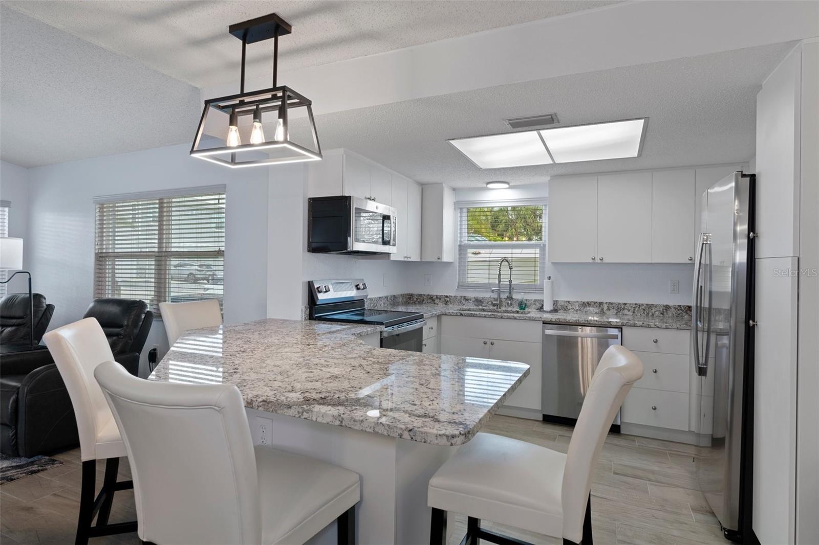Kitchen with NEW Lighting
