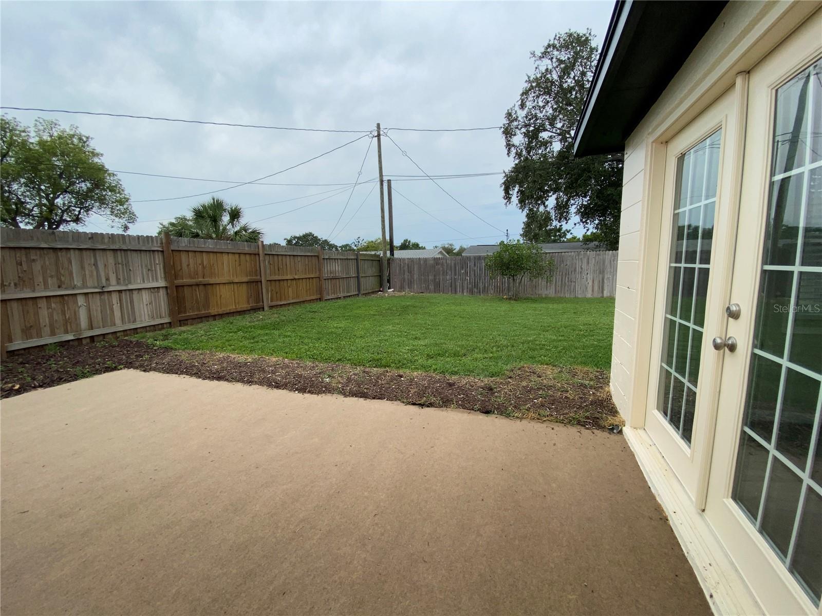 Patio off primary bedroom