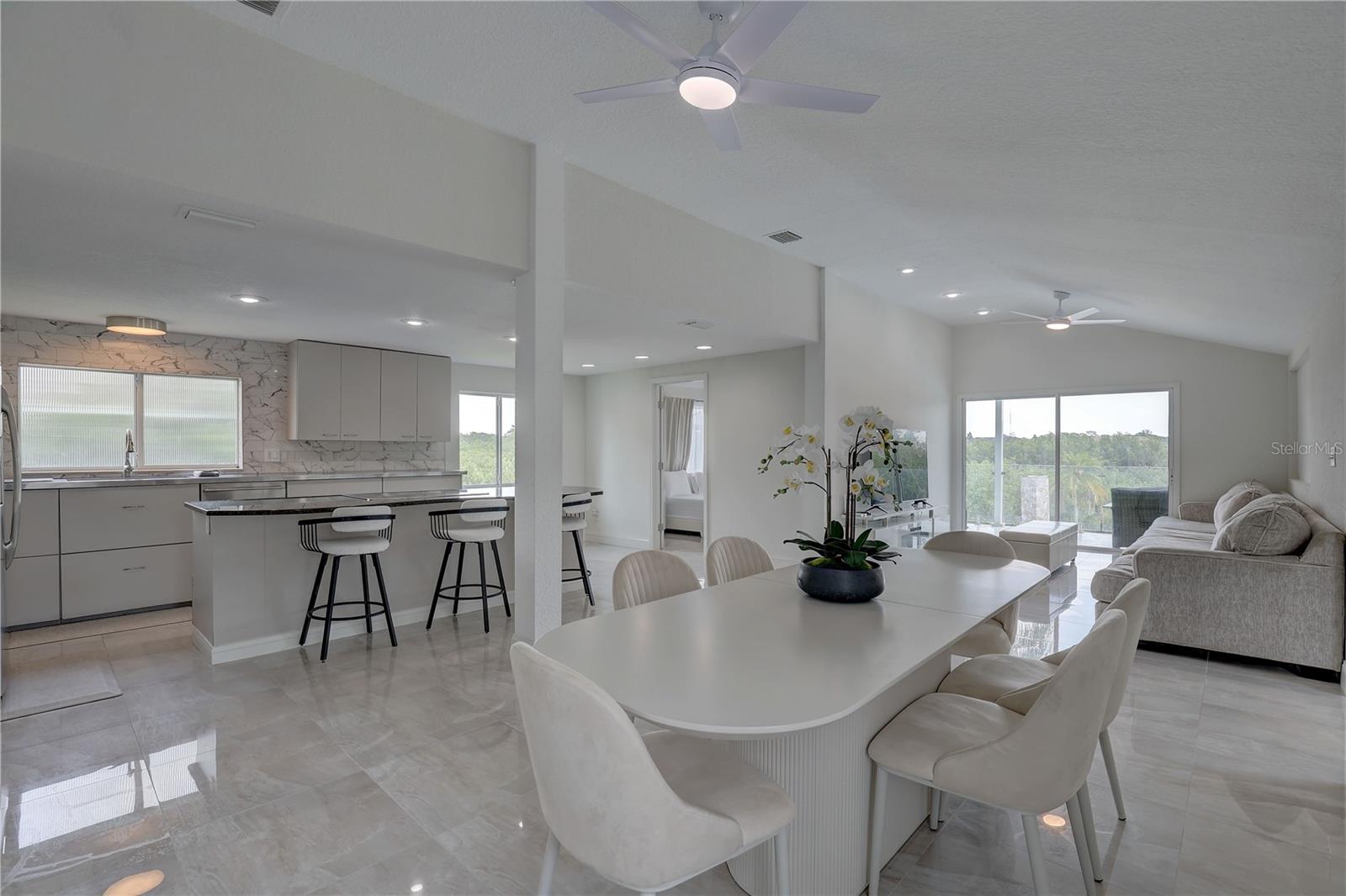 Upstairs Living Area/ Kitchen