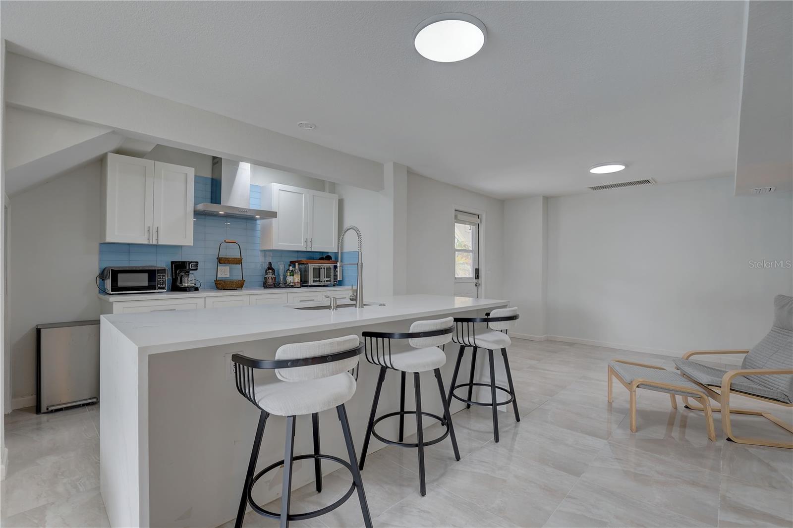 Downstairs Living Area/ Kitchen