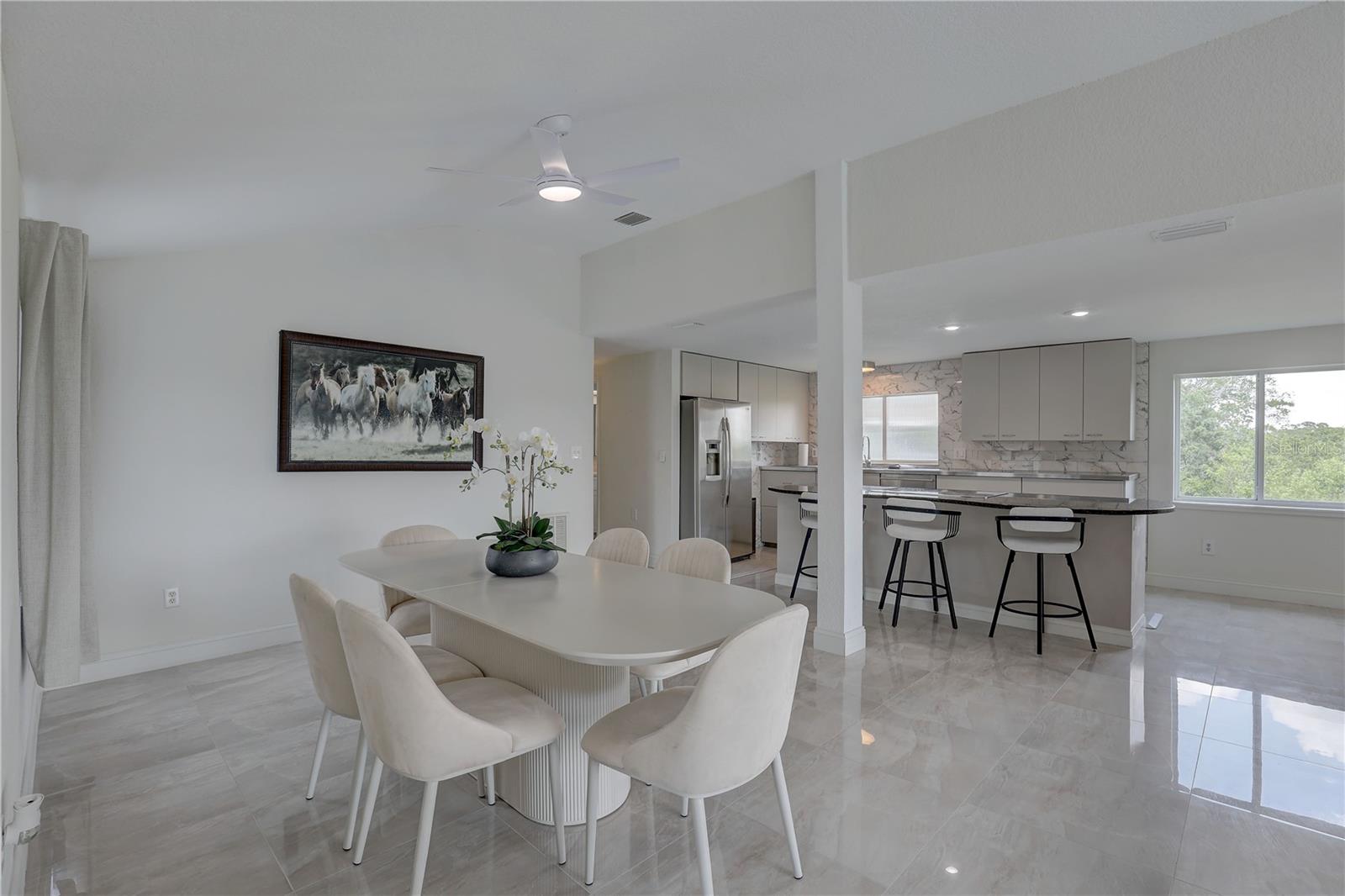 Upstairs Living Area/ Kitchen