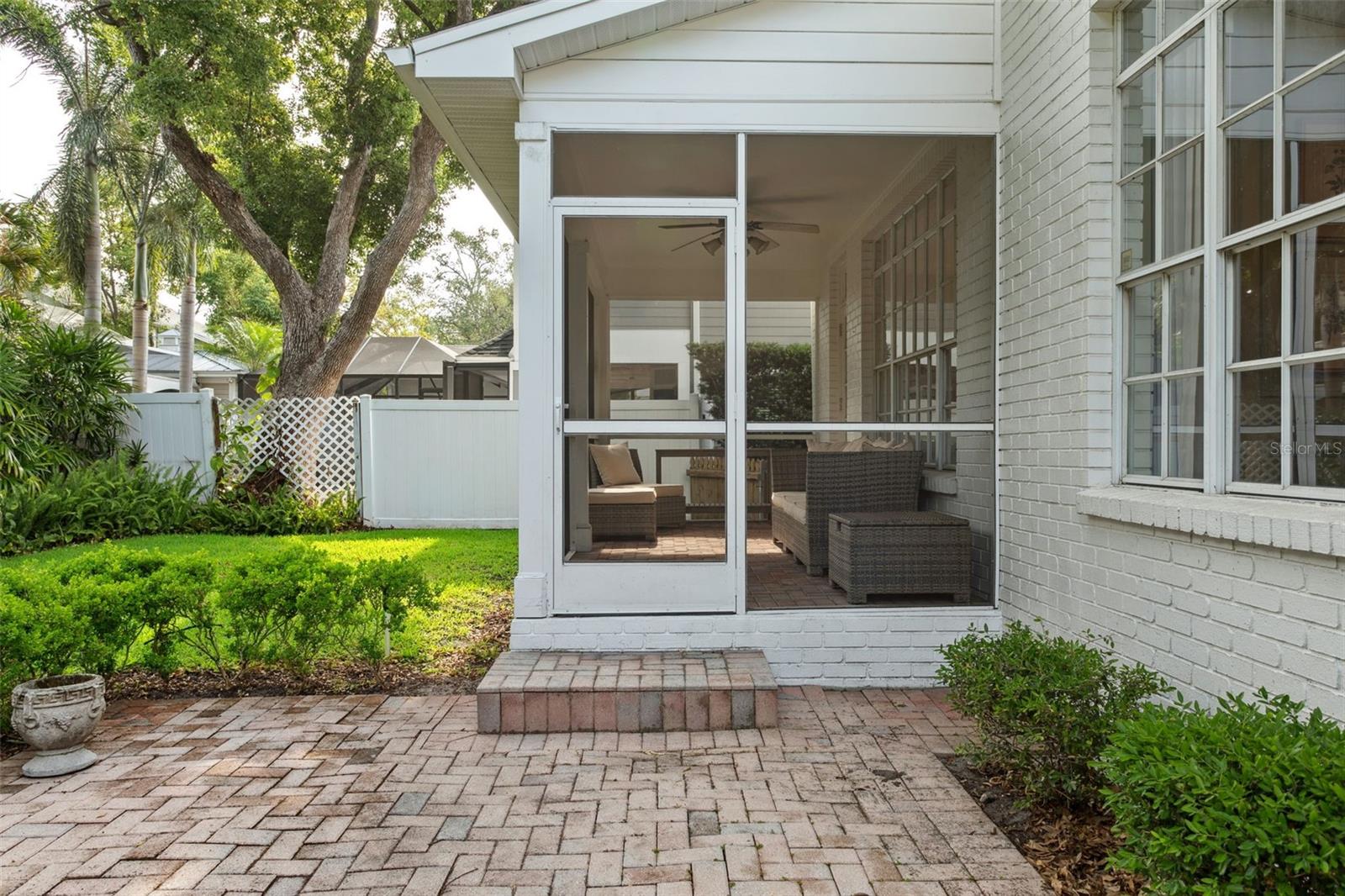 exterior rear patio