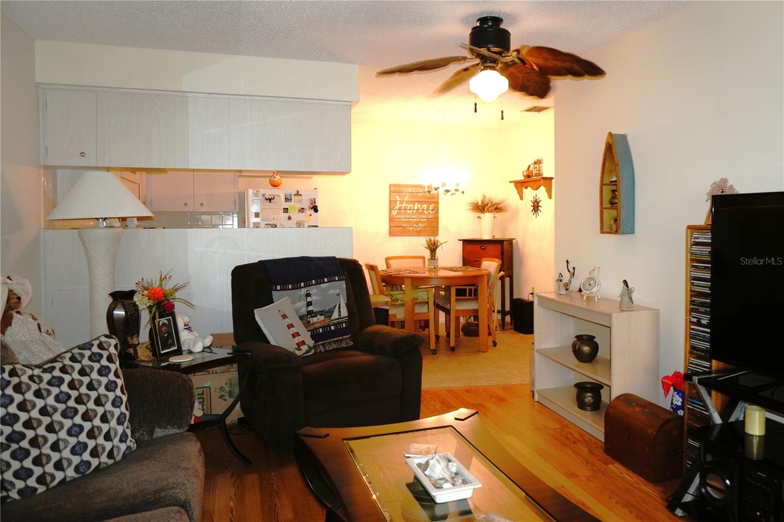 Living Room & Dining Area