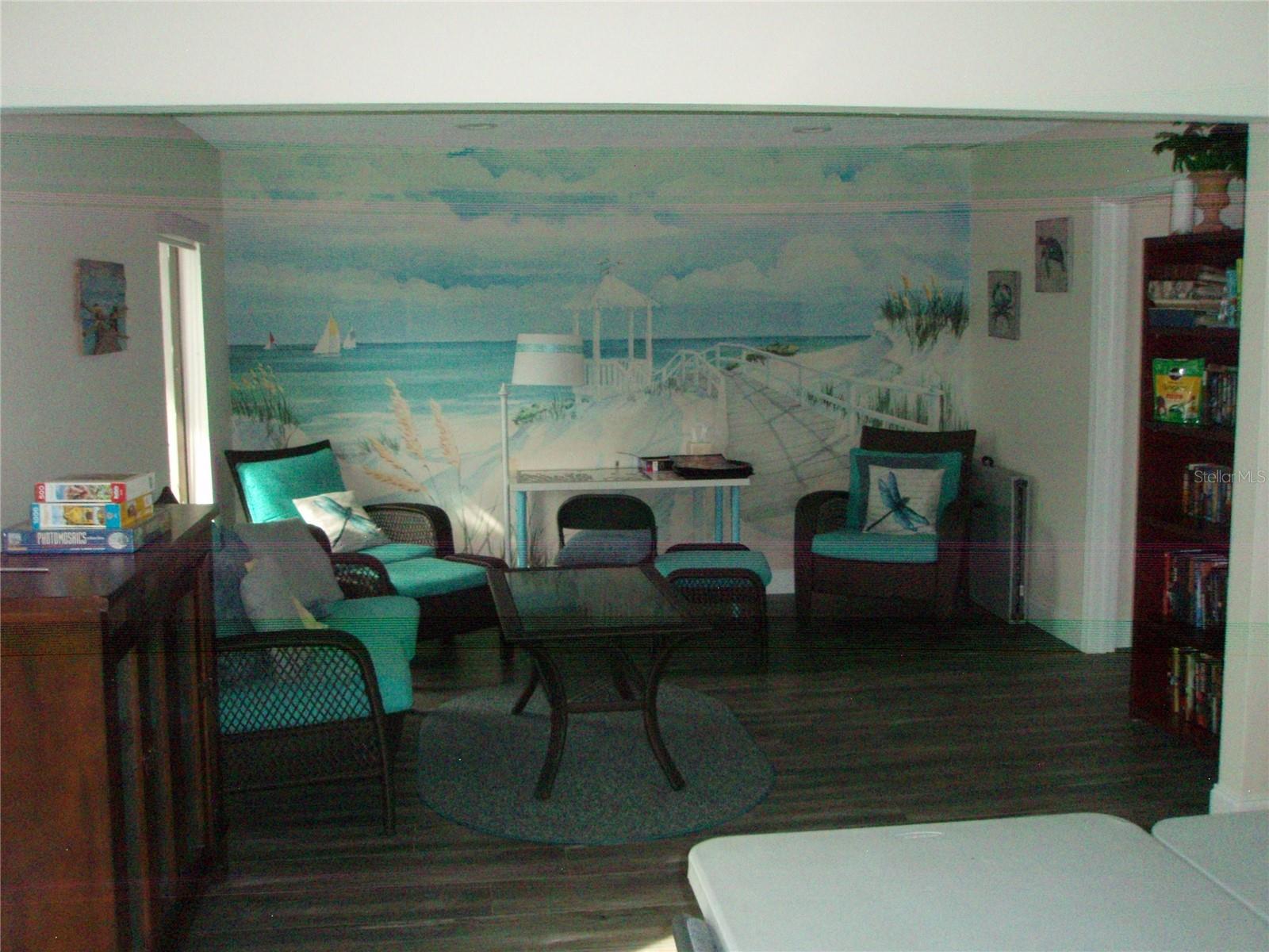 Community center reading room