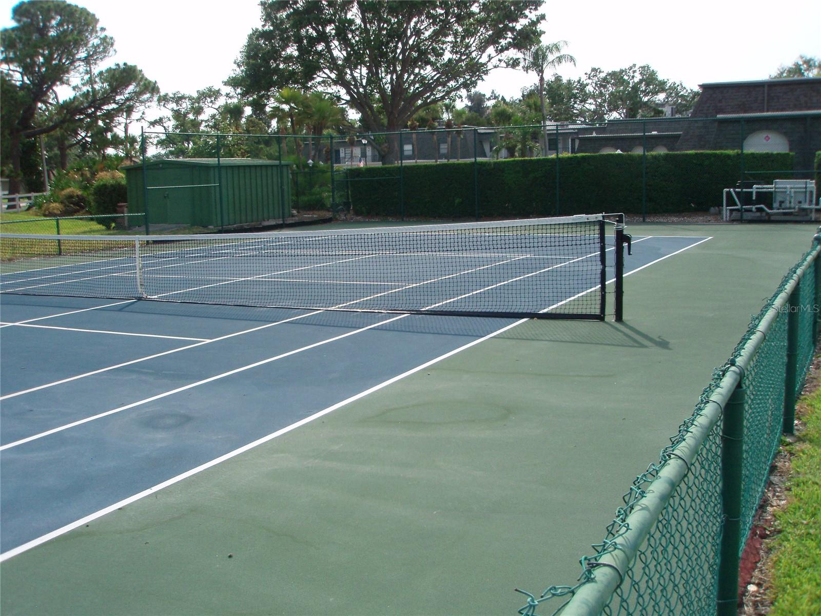 Community tennis/pickle ball court