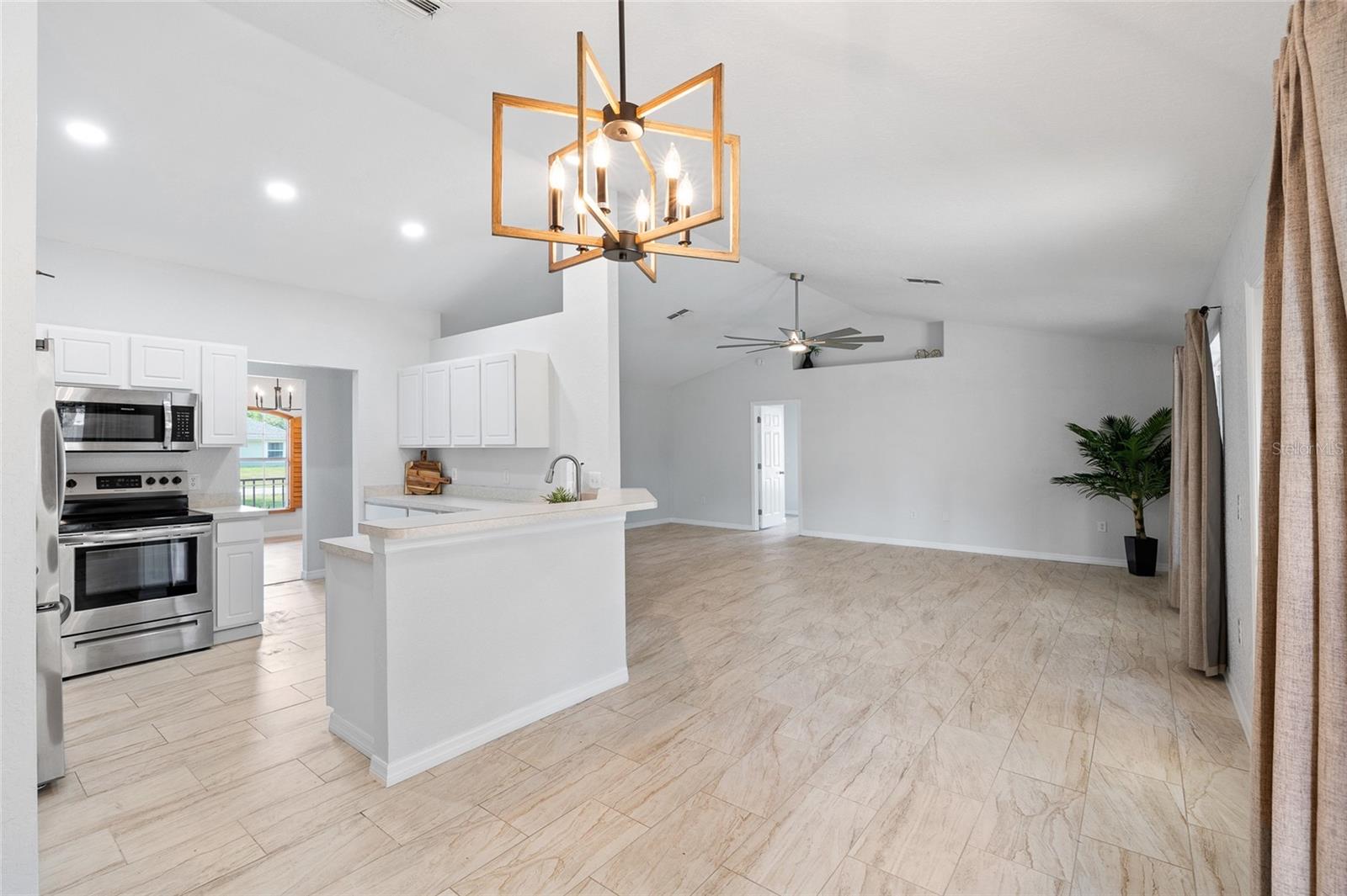 Nook View of Kitchen