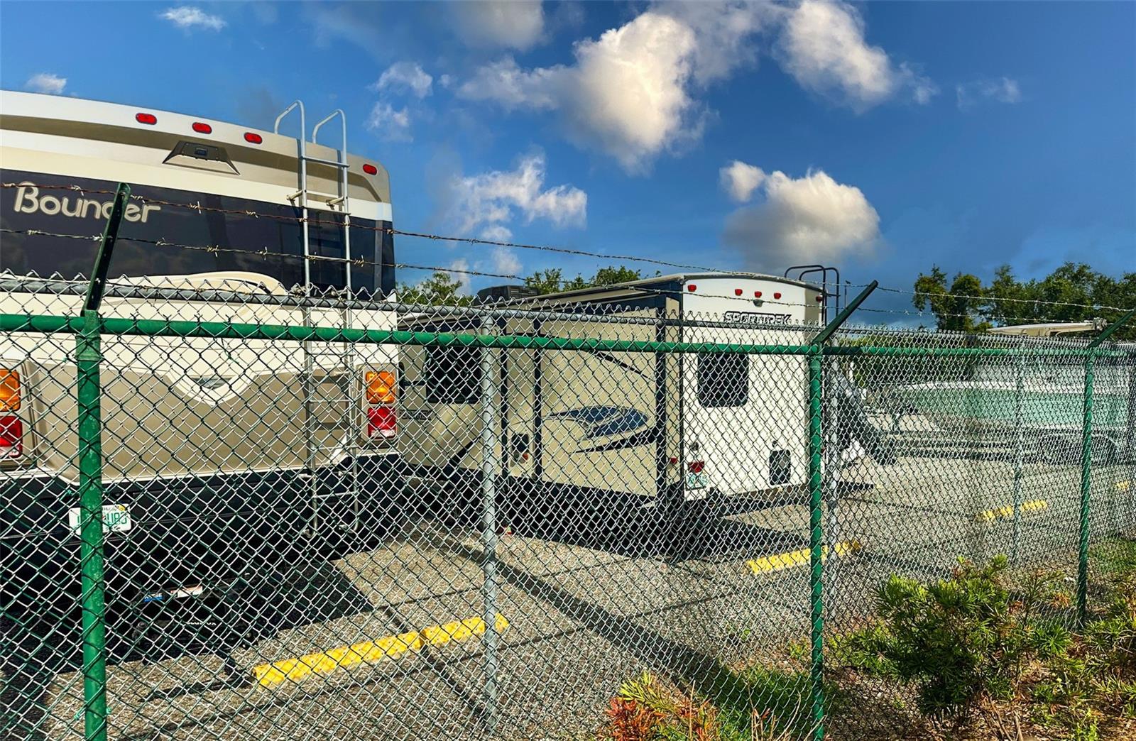 Community RV and boat parking & storage