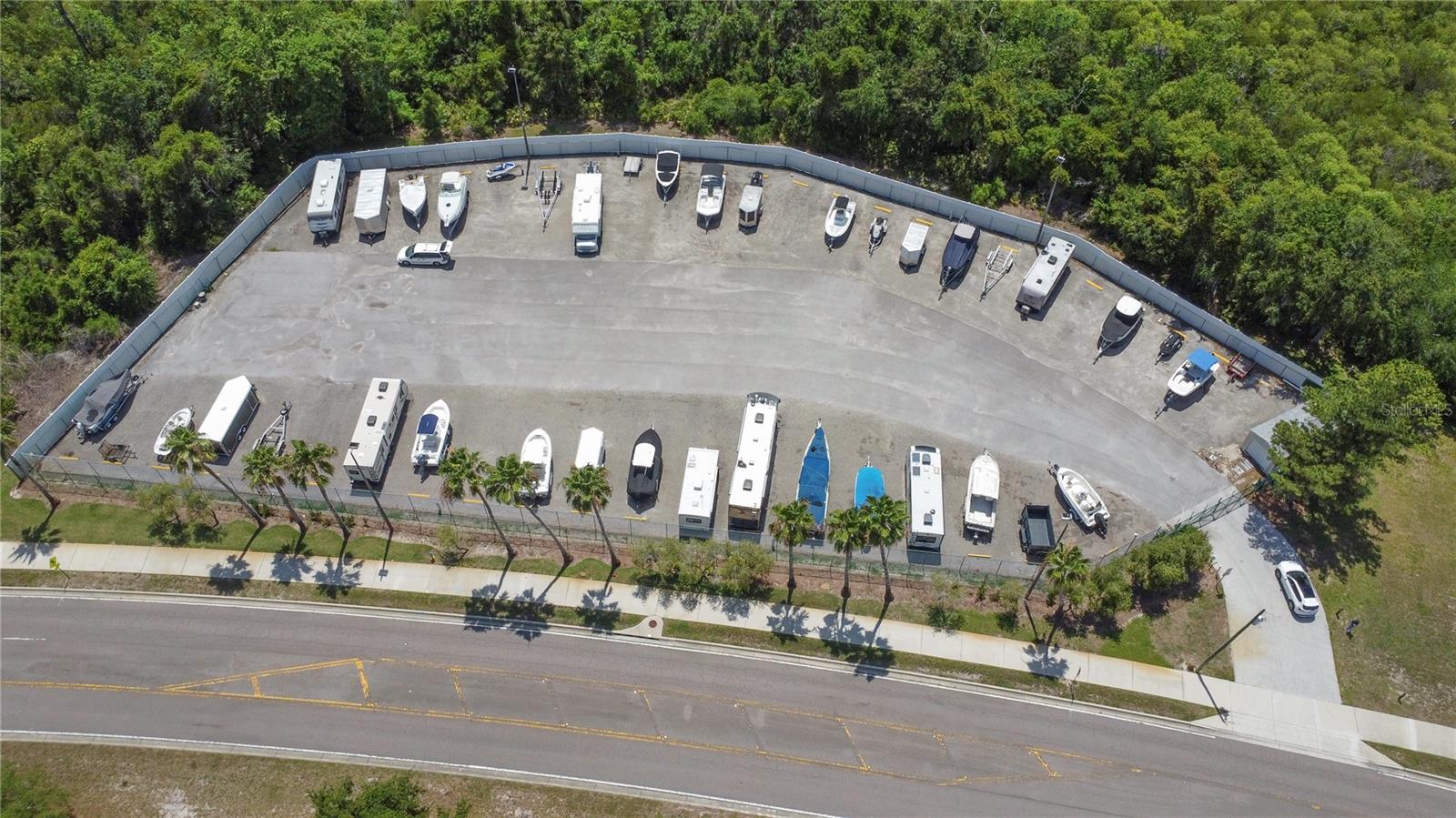 Community RV and boat parking & storage