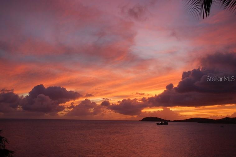 Banyan Bay sunset from the dock